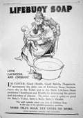 Old 1917 Lifebuoy Soap Lever Brothers Amazons Pope Royter Temple Play 20th