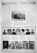 Old Vintage Print 1917 Arrol-Johnston Car Theatre Birch Temple More Hugh 20th