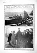 Old 1917 King Prince Victor Emmanuel Italy Sailors Navy War Harrison 20th