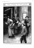 Antique Print 1917 Postwomen Delivering War Loan Prospectuses GTomb St. Jam