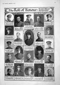 Old 1917 War Honour Simpson France Smethurst Algeo Kitson Strang Howi 20th