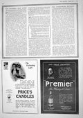Original Old Vintage Print 1917 War Slav Price Candles Premier Whisky Salisbury