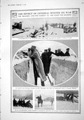 Old 1917 Battlefield Clery Snow War British Prisoners Switzerland Lya 20th