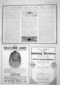 Original Old Vintage Print 1917 Auk Bird Bullet-ProJacket Smith'S Cigarettes