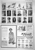 Old 1917 War Laing Johnstone Phillips Watson Vinter Spicer Dunlop Rub 20th
