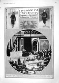 Old 1917 President Wilson War Congress Map Kut Arras British Army Adv 20th