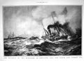 Old 1917 Charles Dixon Highway Mariners England Sail Steam Stormy Sea 20th