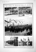 Old 1917 War Tunis Italian Gymnasts German Prisoners Jules-Ferry Mell 20th