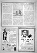 Old Vintage Print 1917 Woman Servant Butler Stewarts Whisky Price Candles 20th