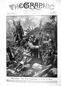 Old Print 1917 French Siers War Roye Women Children Hospital Ship Asturi 20th