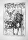 Old Print 1917 War German Sier Kamerad Prince Michael Barclay Tolly Russ 20th