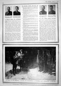 Original Old Vintage Print 1917 King Norman Hampson Hughes Jackson Army England