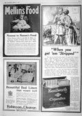 Old Vintage Print 1917 Mellins Food Robinson Cleaver Kenilworth Cigarette 20th