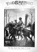 Old Vintage Print 1917 Indian Lancers Artois War Horses Queen Vimy Ridge 20th
