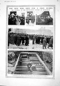 Original Old Vintage Print 1917 Funeral Petrograd Russia Rodzianko Biers War