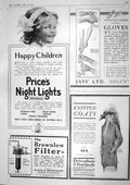 Original Old Vintage Print 1917 Jays Gloves Debenham Coats Price'S Night Lights