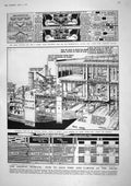 Original Old Vintage Print 1917 Magic Trucker Wharf Ship Docks William Chaplin