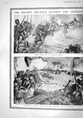 Old 1917 War General Mangin Sengalese Charging Germans La Fere Britis 20th