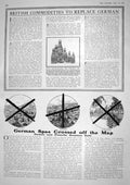 Original Old Vintage Print 1917 Luce Eau-De-Cologne German Spa Carlsbad Ma 20th