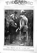 Original Old Vintage Print 1917 King George England Robertson America Siers War