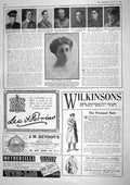 Original Old Vintage Print 1917 War Goodman Cavalier Hughes Wood Brassov Hewitt