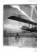 Old 1917 War British Sea Planes Purple Twilight Boche Arras German So 20th