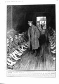Original Old Vintage Print 1917 Siers Foot Inspection France Canada Forest Tree