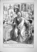 Old Vintage Print 1917 King William Costumes Dubarry Tablets Bath Salts 20th