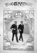 Old Vintage Print 1917 King England David Beatty Navy Katharine Macquoid 20th