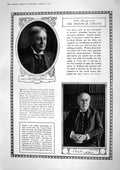 Original Old Vintage Print 1917 Portrait Joseph Choate Thomas Edison America