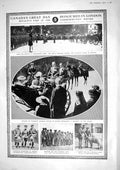 Old Print 1917 Canada Guard Honour Westminster Abbey Siers Map Russia Hu 20th
