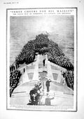 Old 1917 King David Beatty War Navy Ship Sailors America Independence 20th