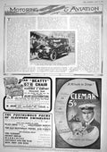 Old 1917 Captain Evans Olwyn Lloyd George Napier Motor Car Clemak Raz 20th