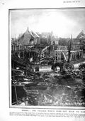 Old 1917 War French Village Misery Canadian Picture Grafton Galleries 20th