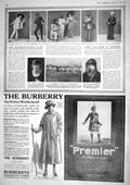 Old Print 1917 Alhambra Theatre Keys Lester Whisky Burberry Bynogen Allen 20th