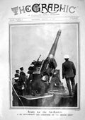 Old 1917 Big Anti-Aircraft Gun England Navy Sailors Bromley Wardle Wa 20th