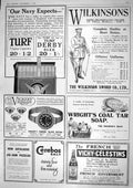 Antique Print 1917 Wilkinsons Cigarettes Wright'S Soap Mineral Water Spinet
