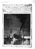 Old 1917 War Ship Sunk Huns Enemy Submarine Merchant Patrol-Ship Ralp 20th