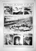 Old 1917 Ships Building Wireless Room Tramp Propeller War Oxen Rouman 20th