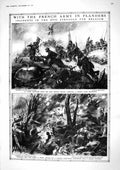 Old 1917 French Army Flanders War Belgium Bixshoote Boche Fortress Pa 20th
