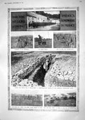 Old Print 1917 France War Siers American Instruction Camp Boche Souvenez 20th