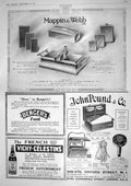 Old Print 1917 Mappin Webb John Pound Benger'S Food Vichy-Celestins Water 20th