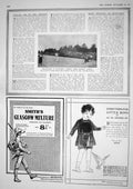 Antique Print 1917 Bank Holiday Sport Ruhleben Earl Perth Tatcho Cigarettes