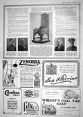 Old Print 1917 Napier Hemy Hanson Mayor Bardic Chair Rock Mackintosh Car 20th