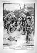 Old Print 1917 German Siers War Grave British Guns U-Boat Hunting Patrol 20th