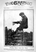 Old Print 1917 Jock Scottish Sier War Letter Home Bullock Cart Battle An 20th
