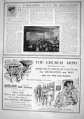 Old Print 1917 Mrs Eric Oakley British Siers Institute Boulogne Church A 20th