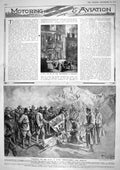 Old Print 1917 Fiat Motor Car Bologna War Dying Bersaglieri Sier Monte N 20th