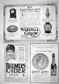 Old Vintage Print 1917 Waring Gillow Bulmers Cider Gen Guinea Wine London 20th