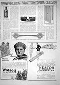 Old 1917 Christmas Presents Velvet Neckband Vickery Vinolia Diamond B 20th